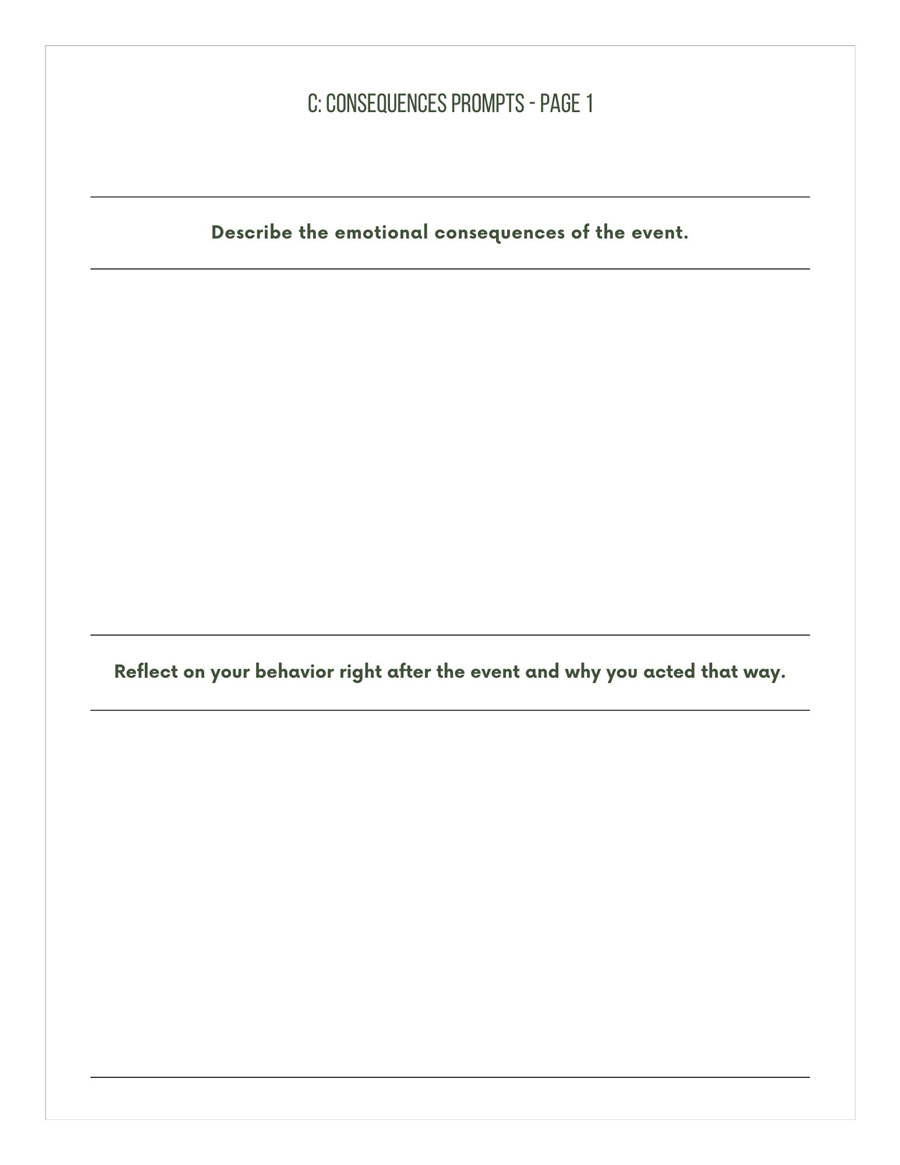 REBT Therapy Worksheets - Ingrained Recovery