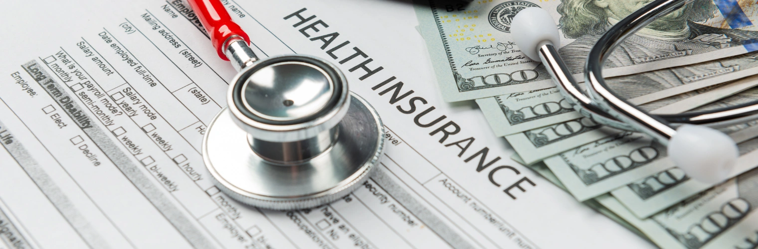Image of a stethoscope on an insurance form - Insurance Covered Equine Therapy at Ingrained Recovery