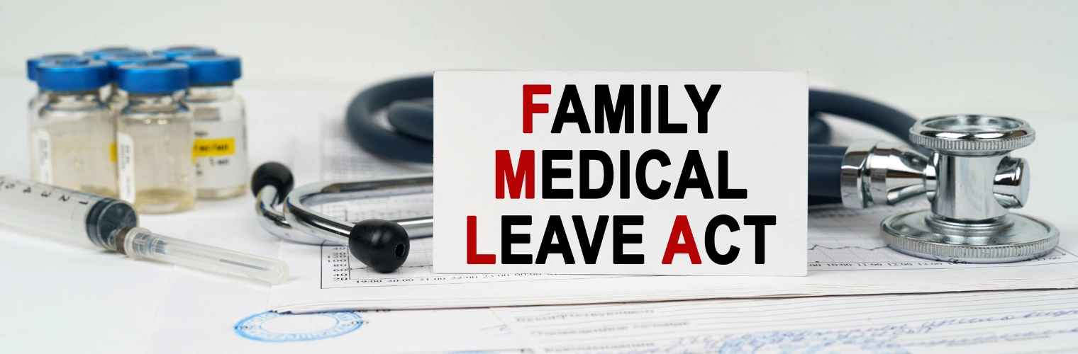 Concept Image of FMLA Family Medical Leave Act Concept Image of FMLA Family Medical Leave Act