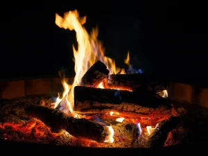 fire-close-up-ingrained-recovery-eastman-georgia Close up of fire burning in the firepit at Ingrained