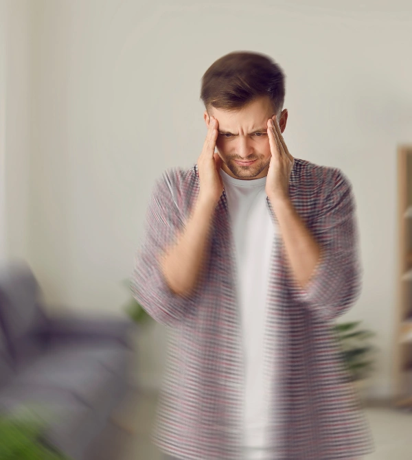 Image of a blurred motion shot representing dizziness and impaired coordination Image of a blurred motion shot representing dizziness and impaired coordination